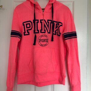 Victoria Secret's Pink- Neon Pink hoodie- Medium